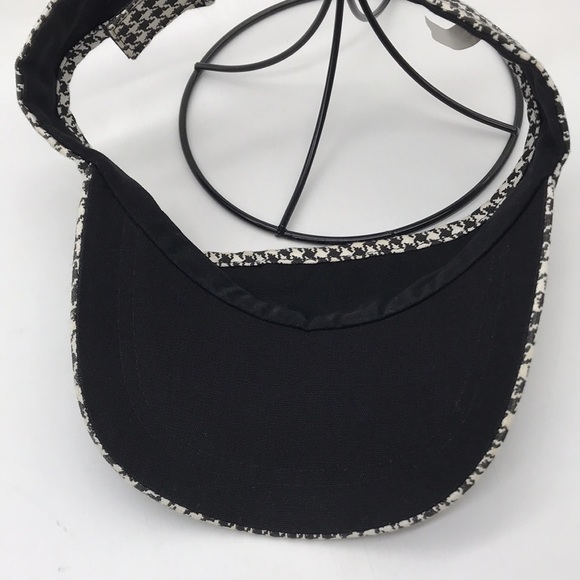 Houndstooth Women’s Velcro Adjustable Visor-100% Cotton - Picture 6 of 9